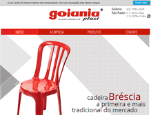 Tablet Screenshot of goianiaplast.com.br